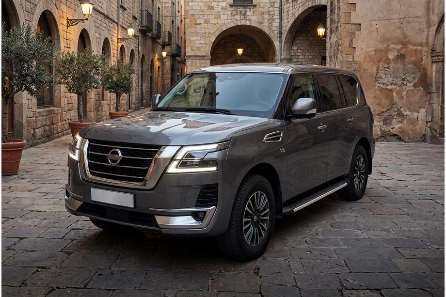 Nissan Patrol Y62 2010–2024 Boční nášlapy Fullmond (2 ks, hliník) Image