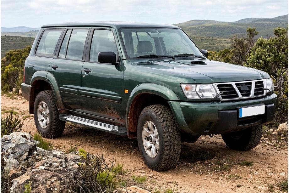 Nissan Patrol Y61 1997–2011 Boční nášlapy Line (2 ks, hliník) Image