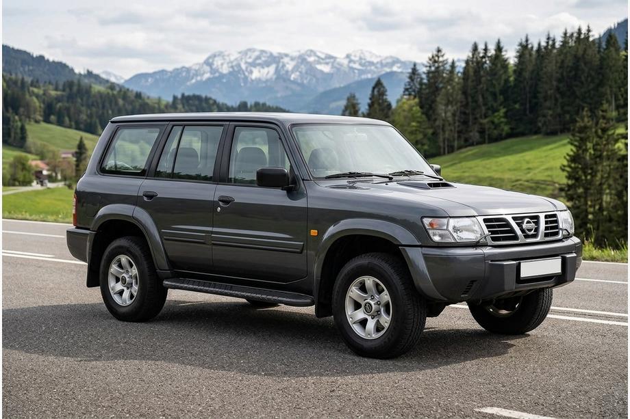 Nissan Patrol Y61 1997–2011 Boční prahy Bosphorus Black (2 ks, hliník) Image