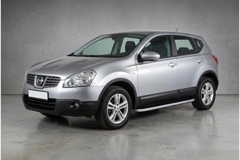Nissan Qashqai 2007–2010 Boční prahy Tayga Grey (2 ks, hliník) Image