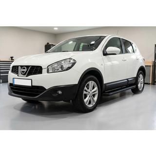 Boční prahy Allmond Black (2 ks, hliník) Nissan Qashqai 2010–2014 fotografie 1