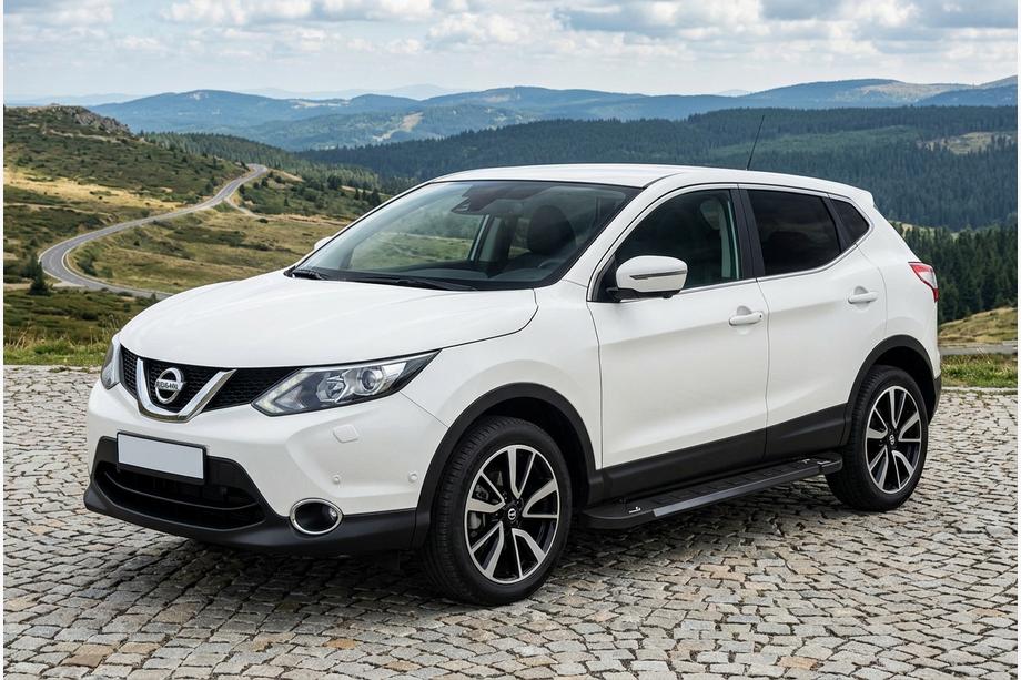 Nissan Qashqai 2014–2021 Boční nášlapy RedLine Black (2 ks, hliník) Image