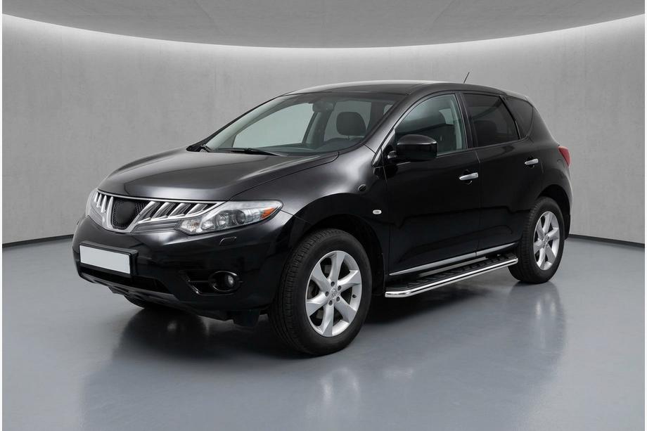 Nissan Murano 2008–2014 Boční prahy Maydos V1 (2 ks, hliník ↗ nerez) Image