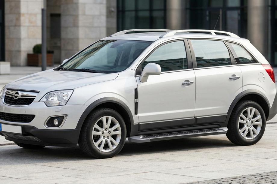 Opel Antara 2006–2017 Boční prahy Allmond Black (2 ks, hliník) Image