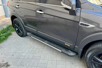 Opel Antara 2006–2017 Boční prahy RedLine V1 (2 ks, hliník) fotografie 2
