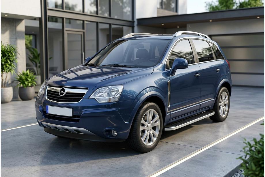 Opel Antara 2006–2017 Boční nášlapy Tayga Grey (2 ks, hliník) Image