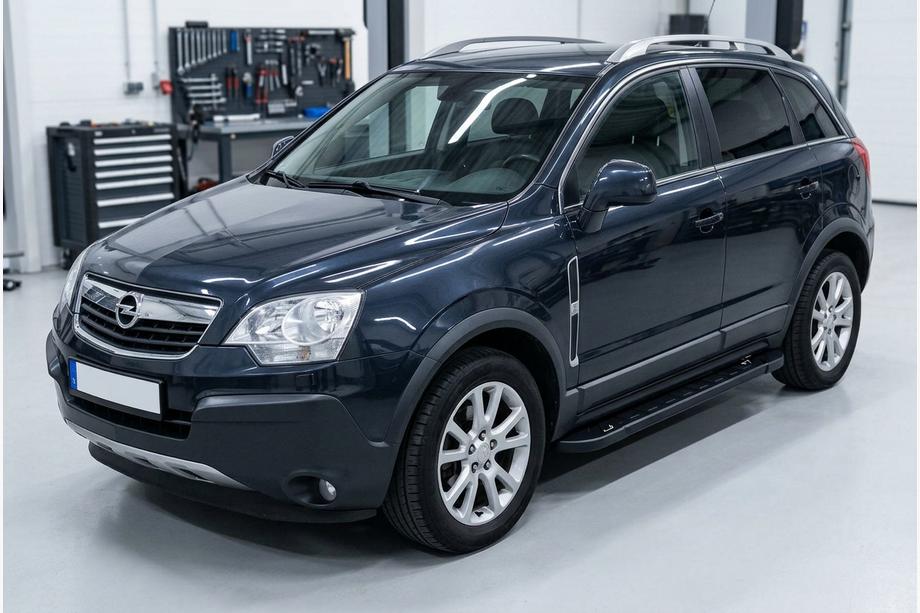 Opel Antara 2006–2017 Boční nášlapy RedLine Black (2 ks, hliník) Image