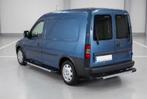 Opel Combo 2002–2012 Boční nášlapy RedLine V1 (2 ks, hliník) fotografie 1
