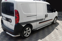 Opel Combo 2012–2018 Boční nášlapy Line (2 ks, hliník) Krátký rozvor fotografie 1