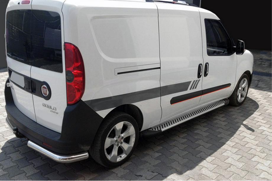 Opel Combo 2012–2018 Boční nášlapy Line (2 ks, hliník) Krátký rozvor Image