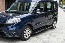 Opel Combo 2012–2018 Boční prahy Bosphorus Black (2 ks, hliník) fotografie 1