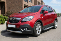 Opel Mokka 2012–2021 Boční nášlapy Line (2 ks, hliník) fotografie 1