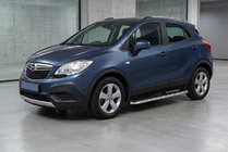 Opel Mokka 2012–2021 Boční prahy Maydos V1 (2 ks, hliník ↗ nerez) fotografie 1