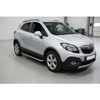 Boční prahy Tayga Grey (2 ks, hliník) Opel Mokka 2012–2021 fotografie 1