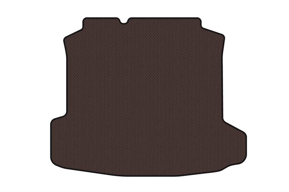 Volkswagen Polo 2010–2017 Gumová vana do kufru Carsuit (SD, hnědá) Image
