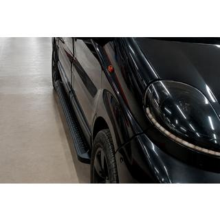 Boční prahy Allmond Black (2 ks, hliník) fotografie 3