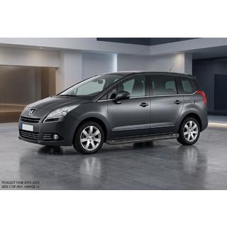 Boční nášlapy Allmond Black (2 ks, hliník) Peugeot 5008 2009–2016 fotografie 1