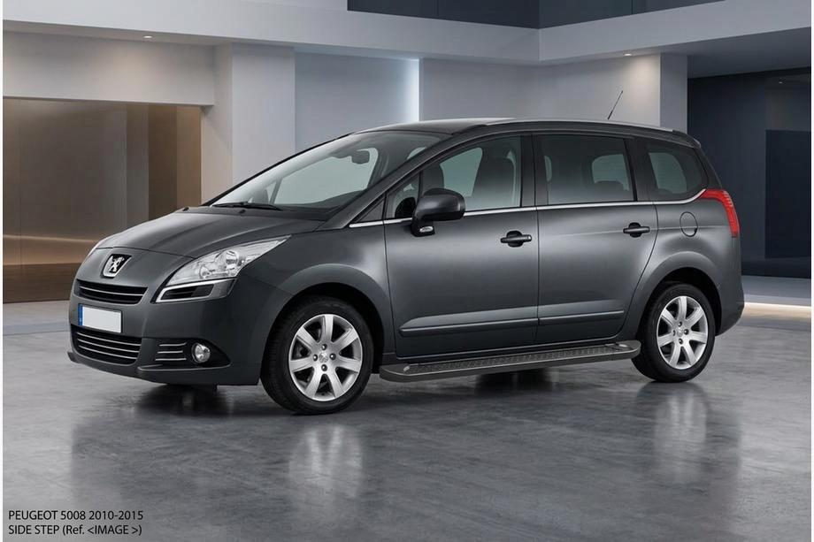 Peugeot 5008 2009–2016 Boční nášlapy Allmond Black (2 ks, hliník) Image