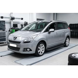 Boční prahy Bosphorus Black (2 ks, hliník) Peugeot 5008 2009–2016 fotografie 1