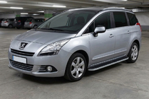Peugeot 5008 2009–2016 Boční prahy Tayga Grey (2 ks, hliník) fotografie 1