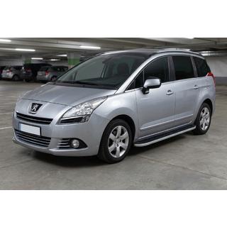 Boční prahy Tayga Grey (2 ks, hliník) Peugeot 5008 2009–2016 fotografie 1