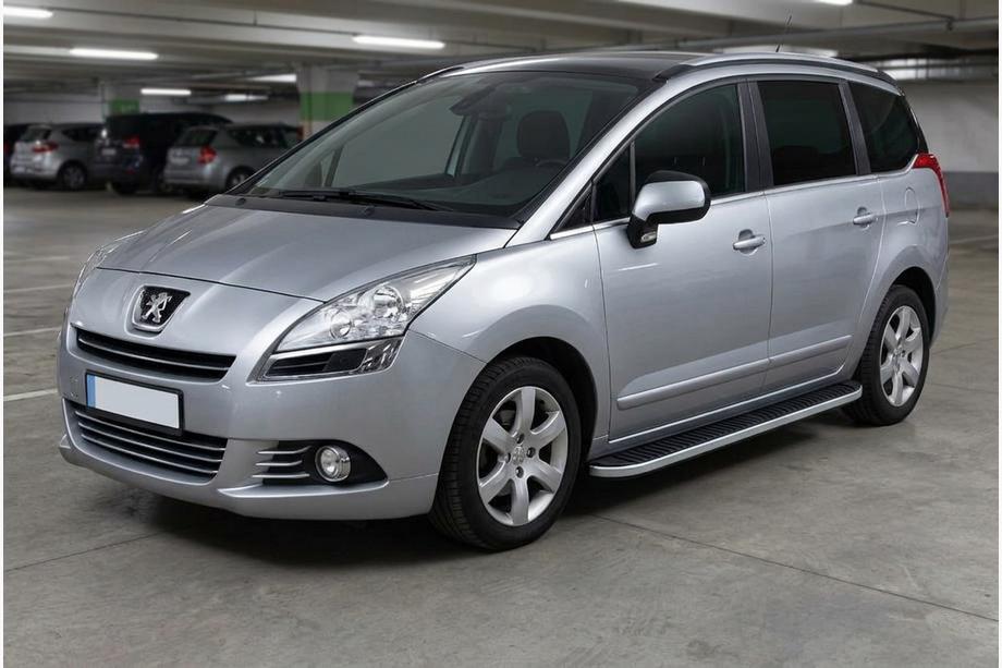 Peugeot 5008 2009–2016 Boční prahy Tayga Grey (2 ks, hliník) Image