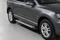 Porsche Cayenne 2003–2010 Boční nášlapy Line (2 ks, hliník) fotografie 1