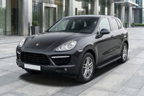 Porsche Cayenne 2010–2017 Boční prahy Allmond Black (2 ks, hliník) fotografie 1