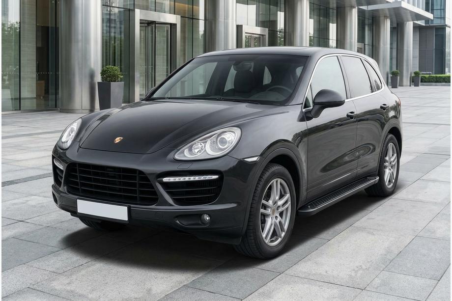 Porsche Cayenne 2010–2017 Boční prahy Allmond Black (2 ks, hliník) Image