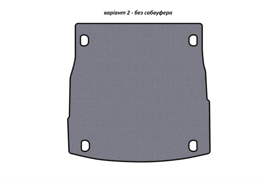 Alfa Romeo Stelvio 2016– Gumová vana do kufru Carsuit V-2 (bez subwooferu, šedá) Image