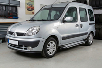 Renault Kangoo 1998–2008 Boční nášlapy Rainbow (2 ks, hliník) fotografie 1
