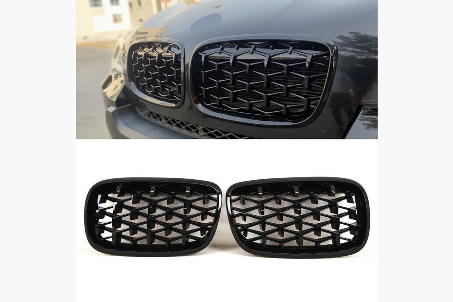 BMW X6 E71 2008–2014 Ledvinky Diamond Black (leskle černé) Image