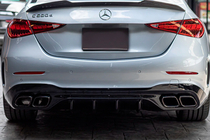 Mercedes C-class W206 2022– Zadní difuzor s koncovkami výfuku (design AMG C63) fotografie 1