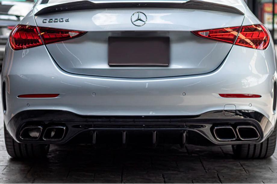 Mercedes C-class W206 2022– Zadní difuzor s koncovkami výfuku (design AMG C63) Image