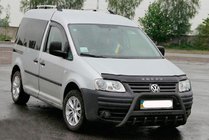 Volkswagen Caddy 2004–2010 Přední ochranný rám WT004 Black (nerez) fotografie 3