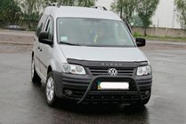 Volkswagen Caddy 2004–2010 Přední ochranný rám WT004 Black (nerez) fotografie 4