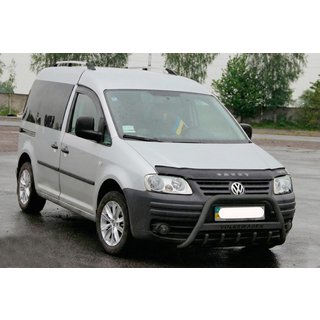 Přední ochranný rám WT004 Black (nerez) Volkswagen Caddy 2004–2010 fotografie 3
