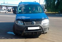 Volkswagen Caddy 2004–2010 Přední ochranný rám WT003 Black (nerez) fotografie 3
