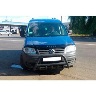 Přední ochranný rám WT003 Black (nerez) Volkswagen Caddy 2004–2010 fotografie 3