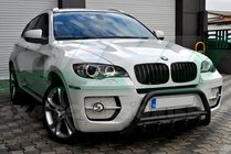 BMW X5 E70 2007–2013 Přední ochranný rám WT003 Black (nerez) fotografie 1