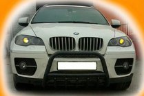 BMW X6 E71 2008–2014 Přední ochranný rám WT003 Black (nerez) fotografie 4