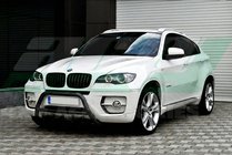 BMW X6 E71 2008–2014 Přední ochranný rám WT003 Black (nerez) fotografie 2