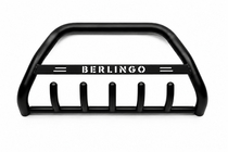 Citroen Berlingo 2008–2018 Přední ochranný rám WT004 Black (nerez) fotografie 4