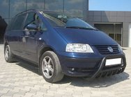 Volkswagen Sharan 1995–2010 Přední ochranný rám WT003 Black (nerez) fotografie 3