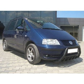Přední ochranný rám WT003 Black (nerez) Volkswagen Sharan 1995–2010 fotografie 3