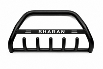 Volkswagen Sharan 1995–2010 Přední ochranný rám WT004 Black (nerez) fotografie 4