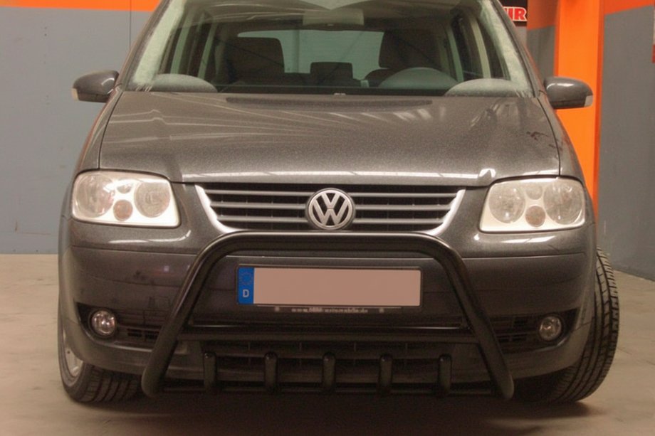 Volkswagen Touran 2003–2010 Přední ochranný rám WT003 Black (nerez) Fotografie 1