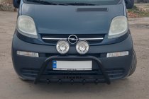 Opel Vivaro 2001–2015 Přední ochranný rám WT004 Black (nerez) fotografie 1