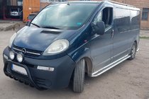 Opel Vivaro 2001–2015 Přední ochranný rám WT004 Black (nerez) fotografie 2