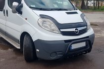 Opel Vivaro 2001–2015 Přední ochranný rám WT004 Black (nerez) fotografie 4
